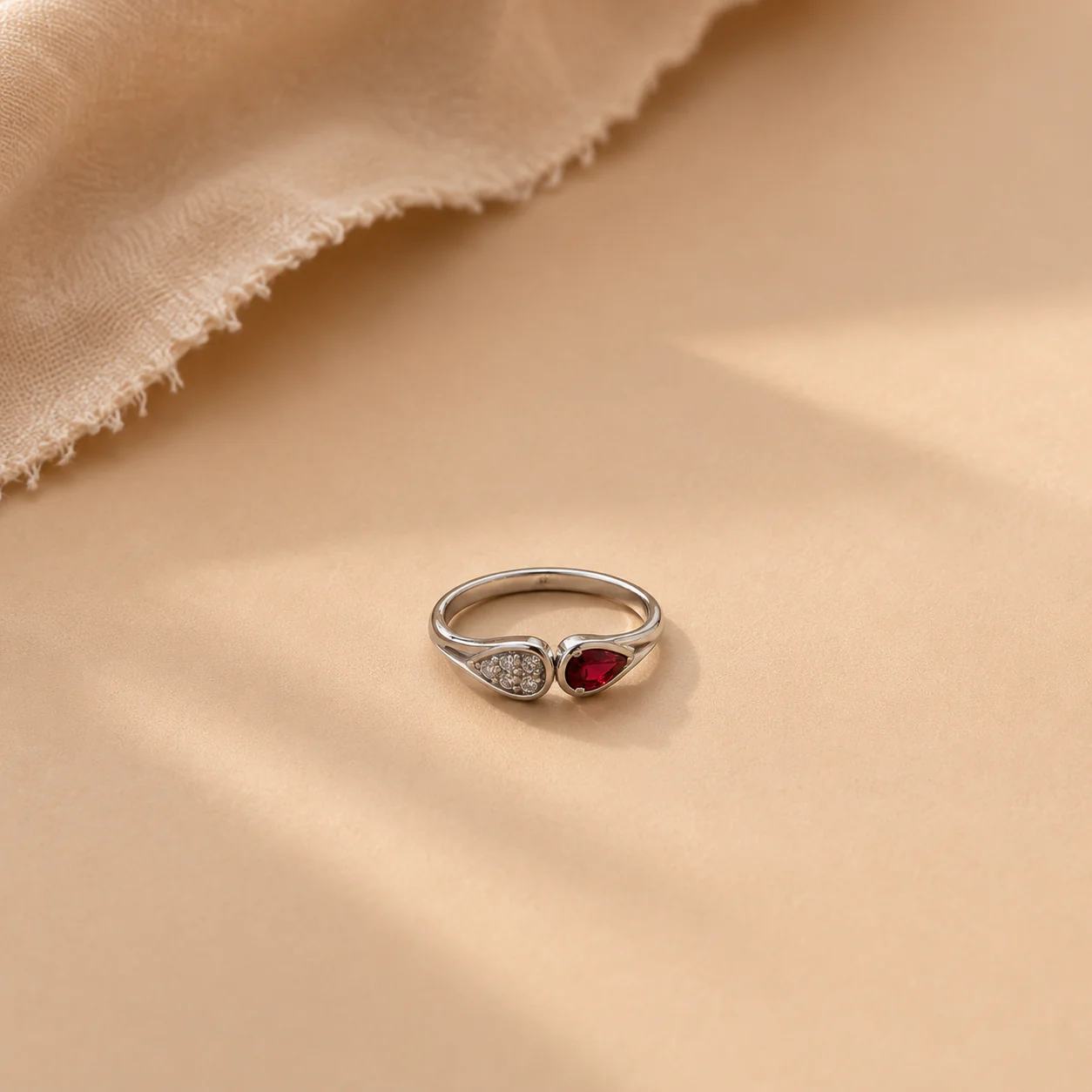Crimson Harmony Ring