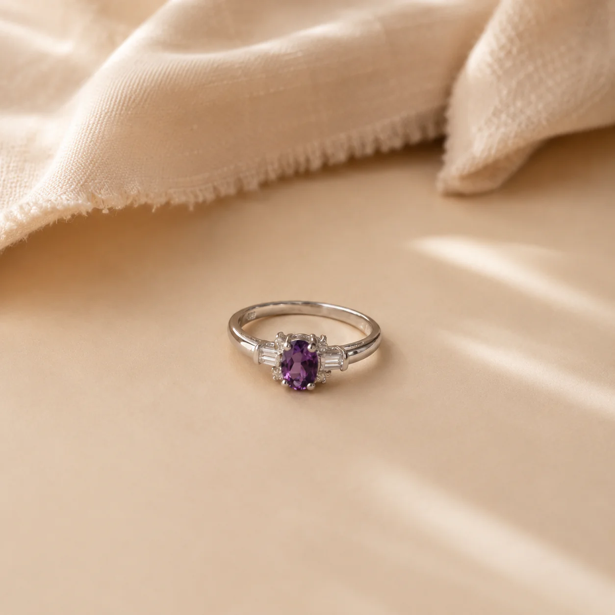Crimson Wave Marquise Ring - Image 2