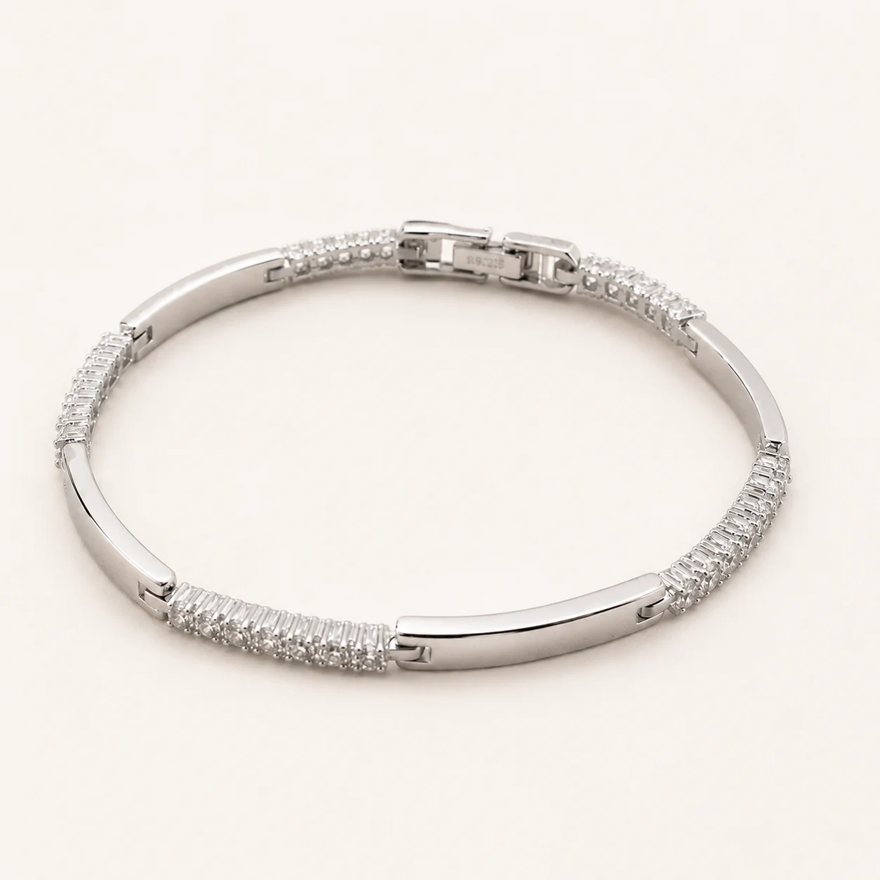 Crystal Row Bracelet - Image 4