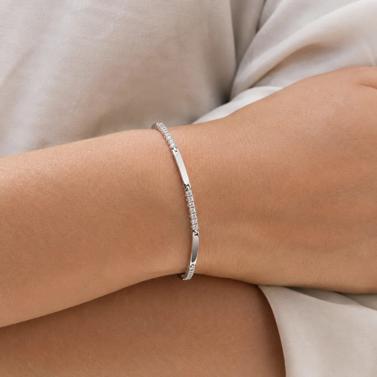 Crystal Row Bracelet - Image 5