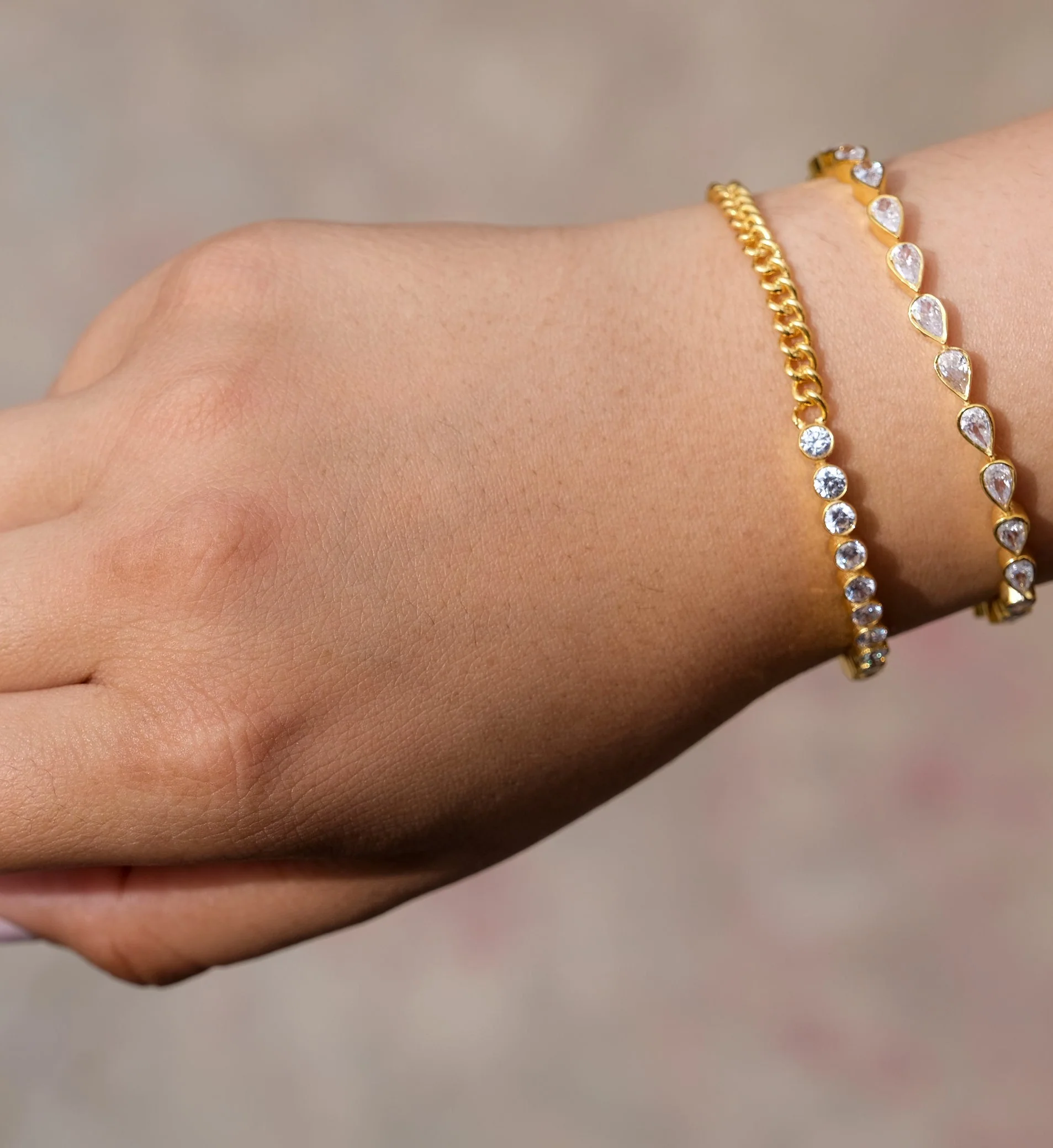 Curb Diamond Tennis Bracelet - Image 6