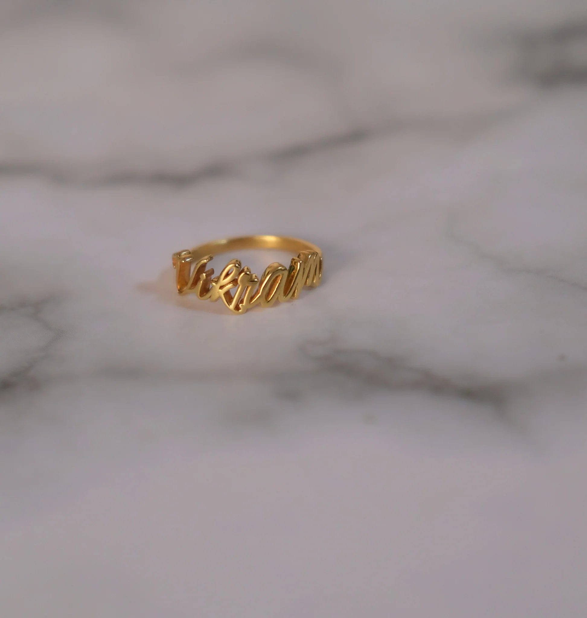 Cursive Name Ring - Image 3