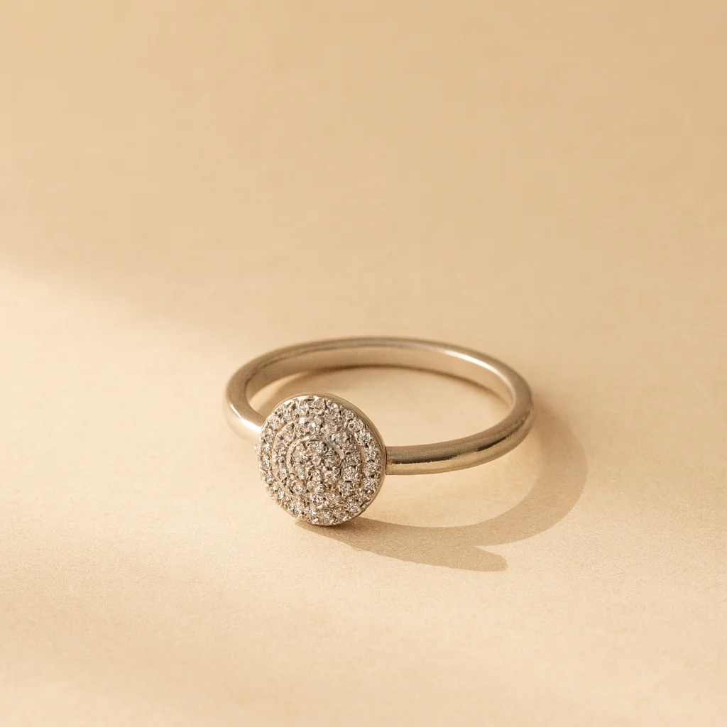 Diamond Circle Ring - Image 5