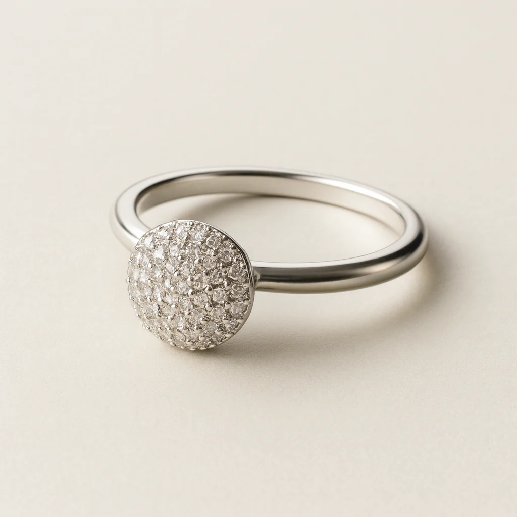 Diamond Circle Ring - Image 6
