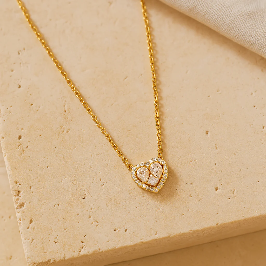 Diamond Heart Necklace - Image 5