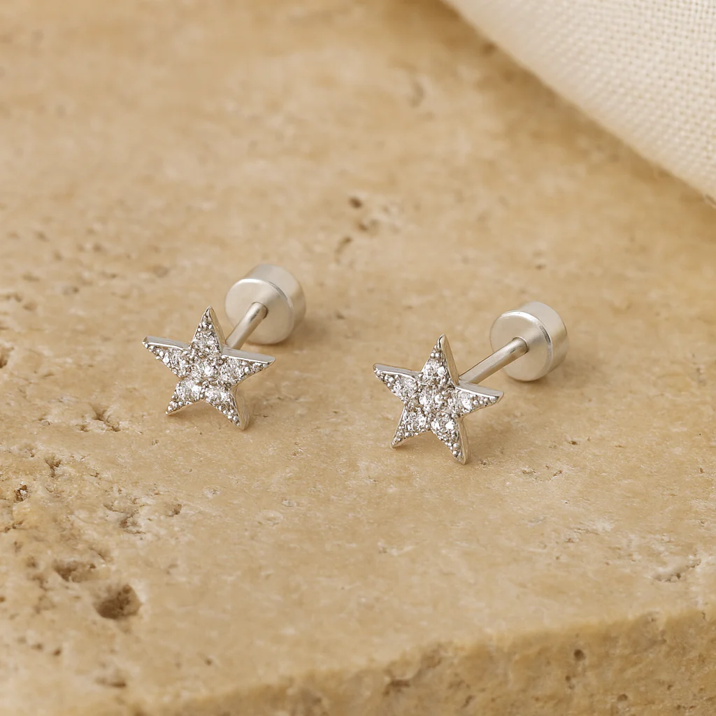 Diamond Star Studs - Image 2