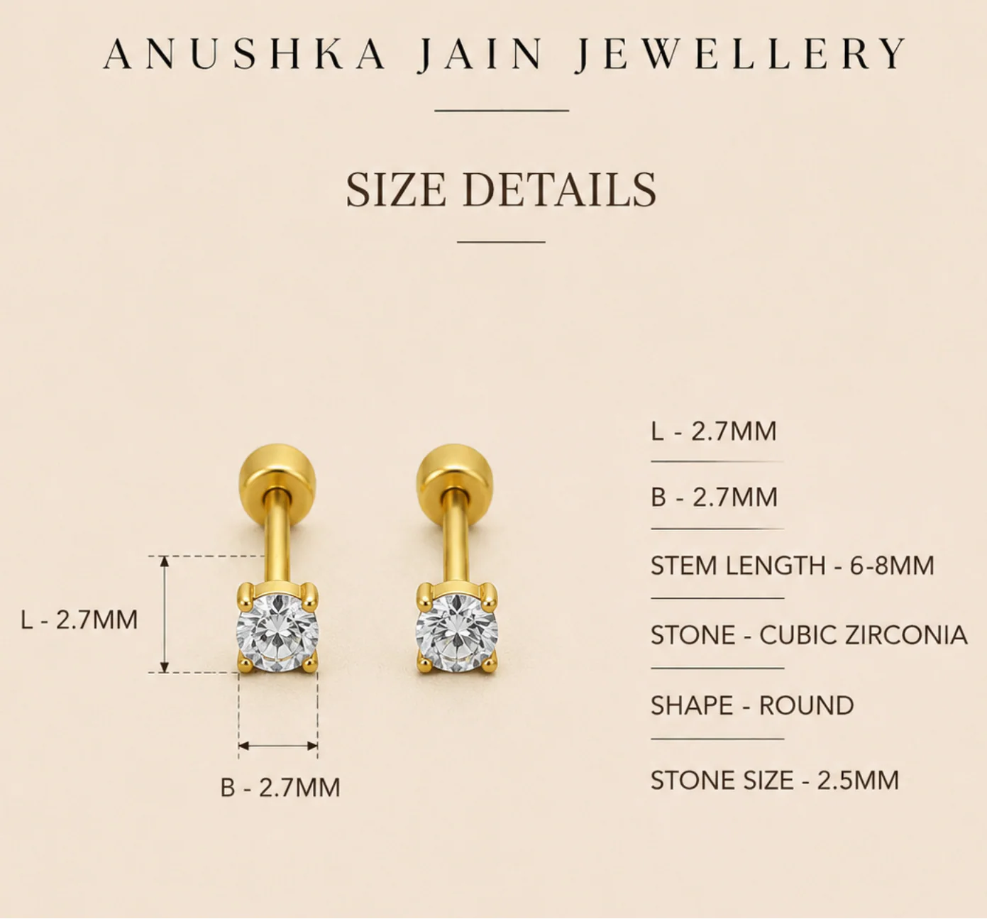 Diamond Studs - Image 4