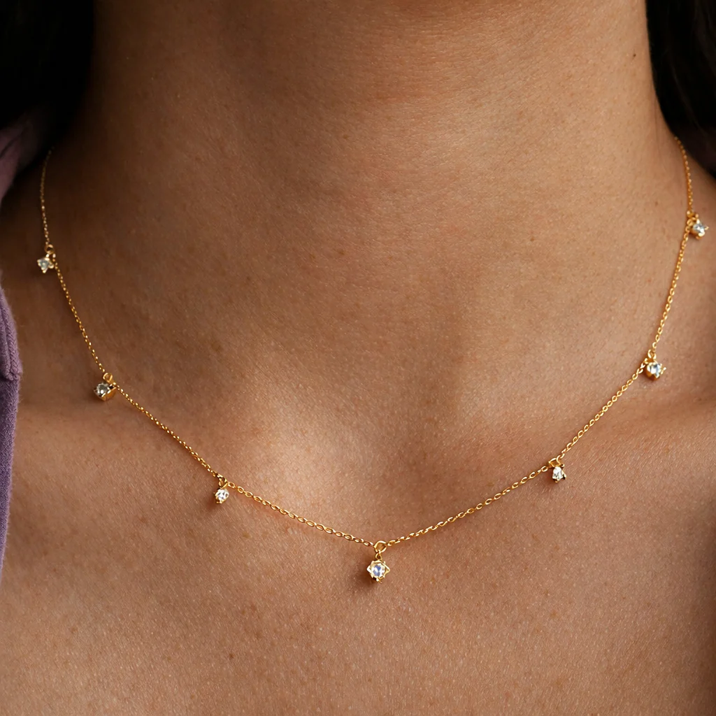 Drop Diamond Necklace
