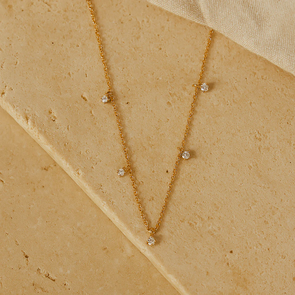 Drop Diamond Necklace - Image 6