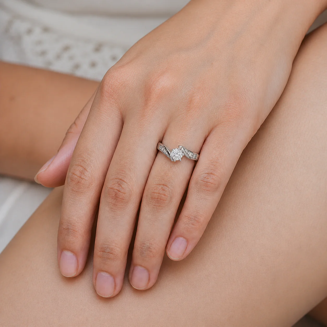 Elara Grace Solitaire Ring - Image 5