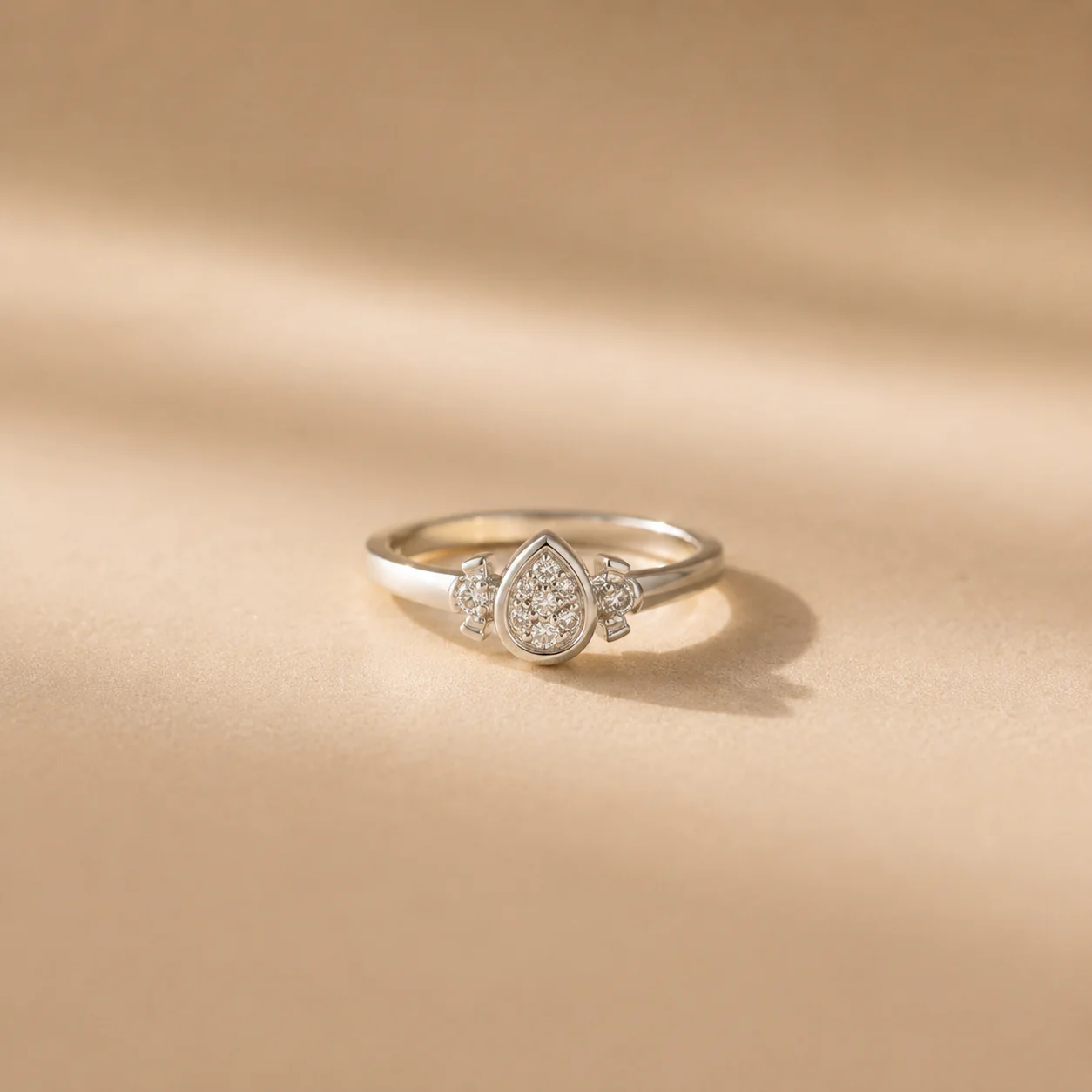 Elara Teardrop Spark Ring
