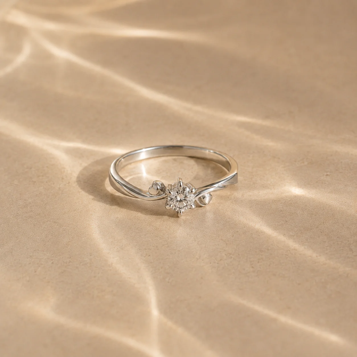 Elowen Solitaire Ring - Image 3