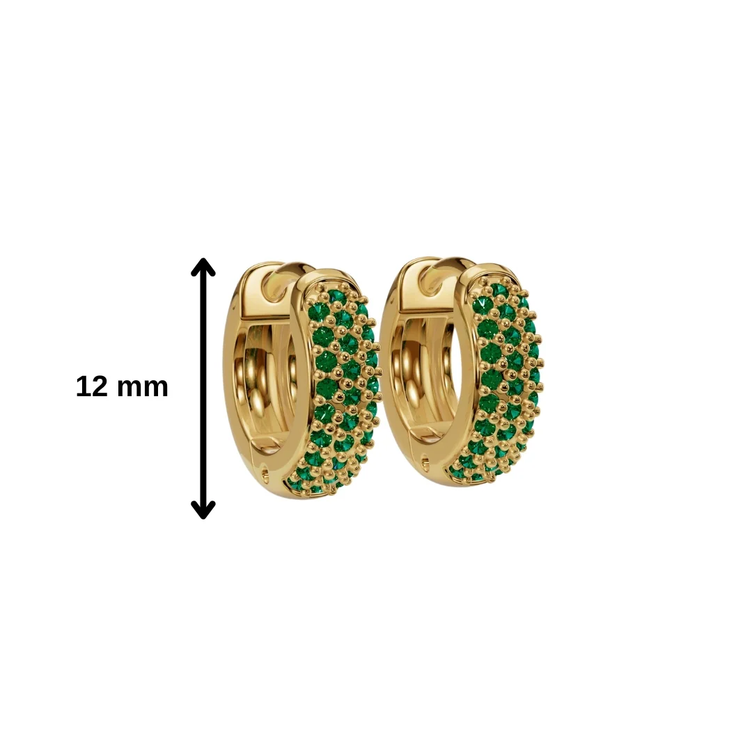 Emerald Bold Huggies - Image 7
