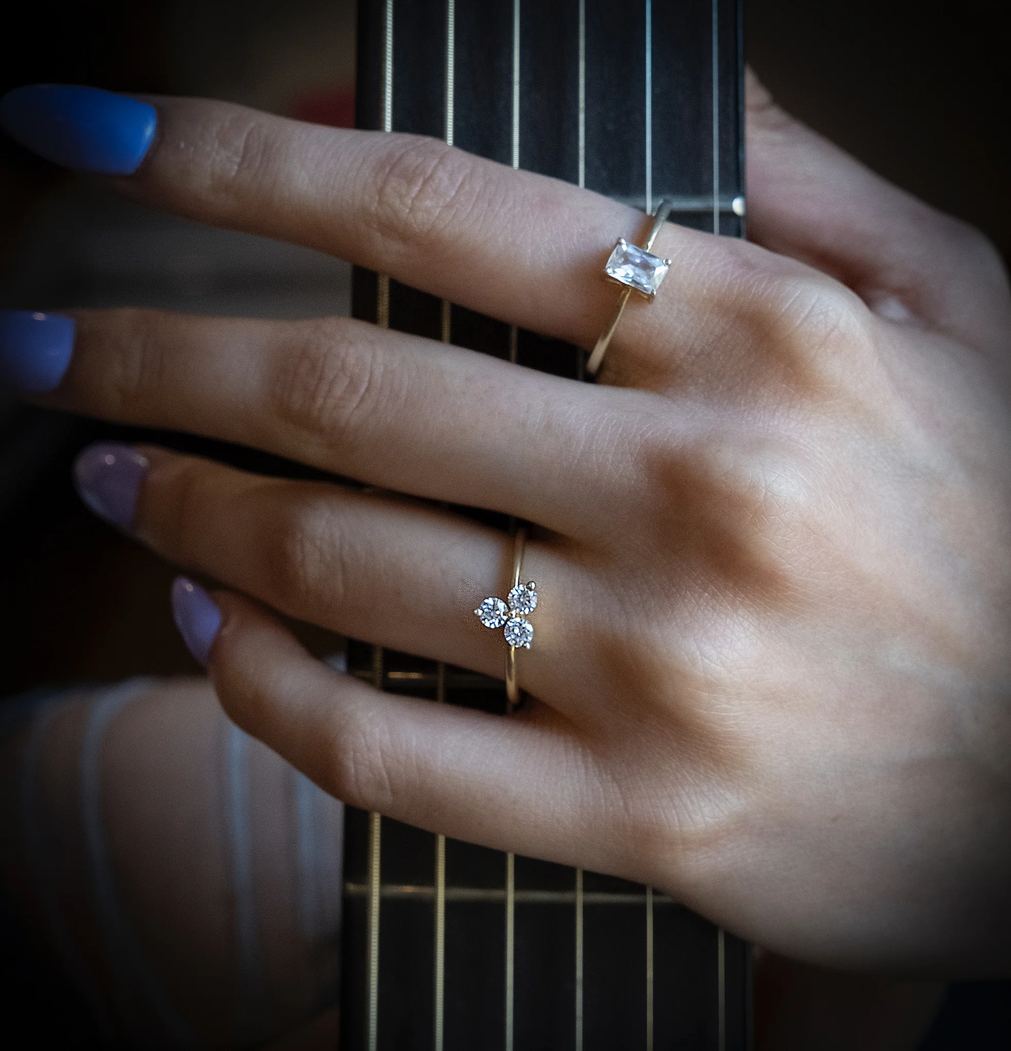 Emerald Cut Diamond Ring - Image 3