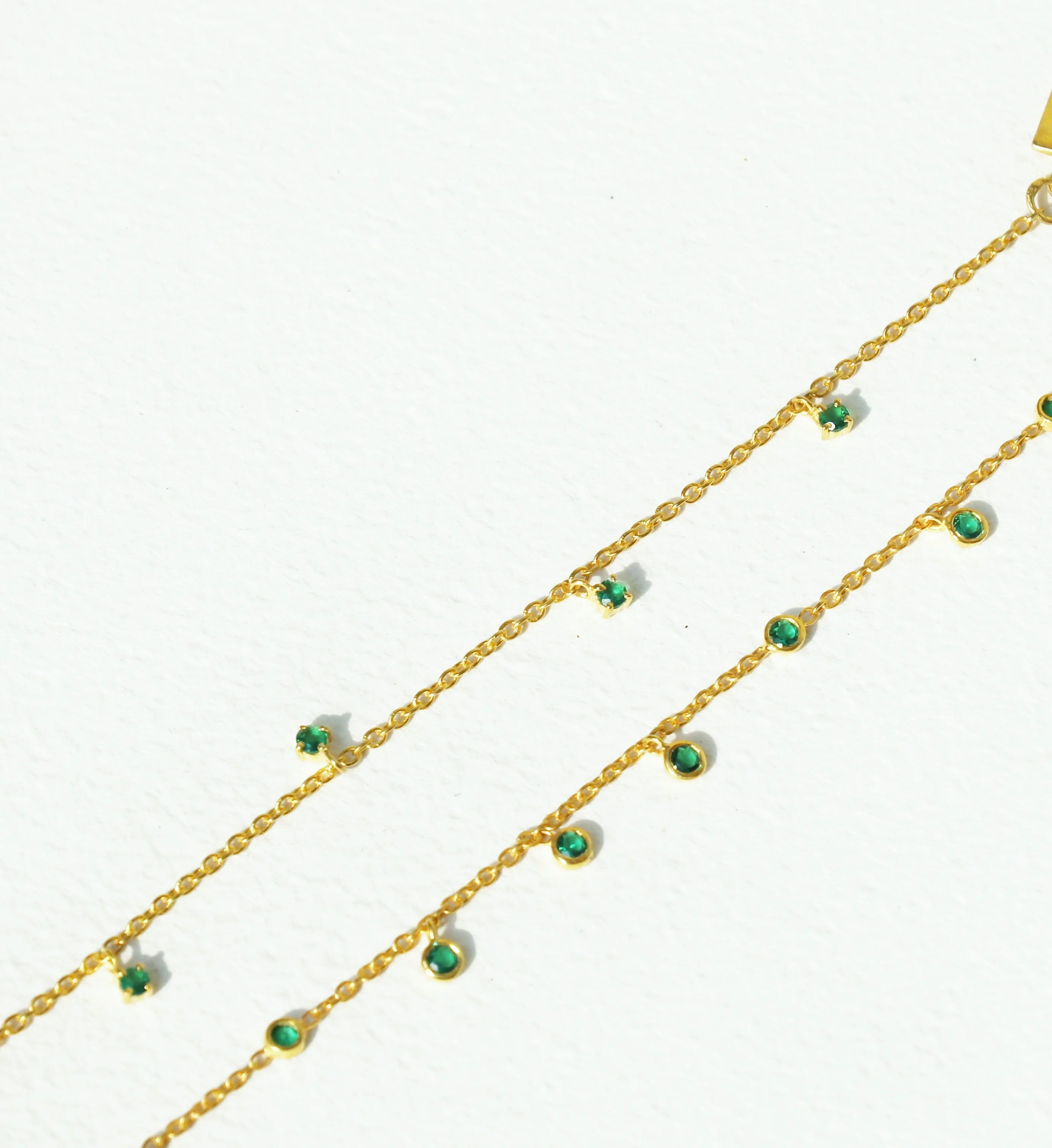 Emerald Drop Necklace - Image 6