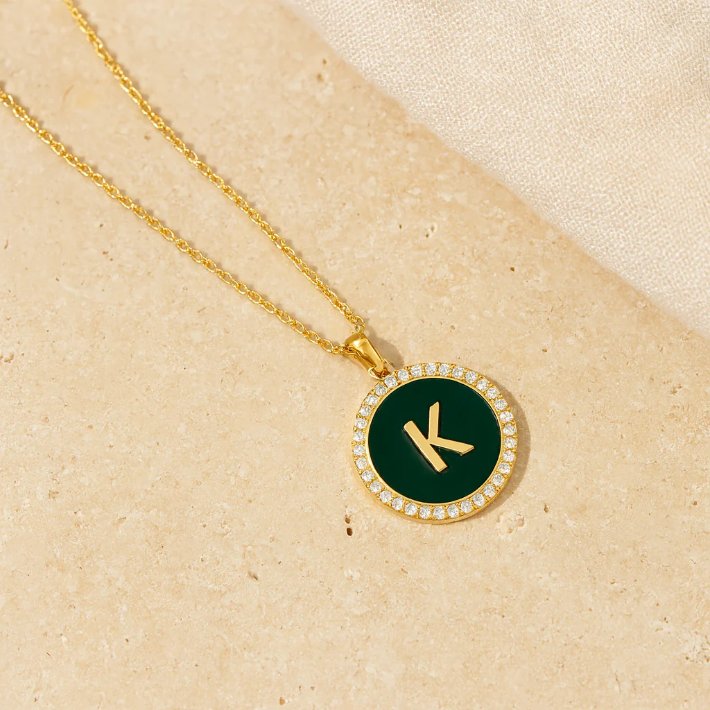 Enamel Initial Coin - Image 2