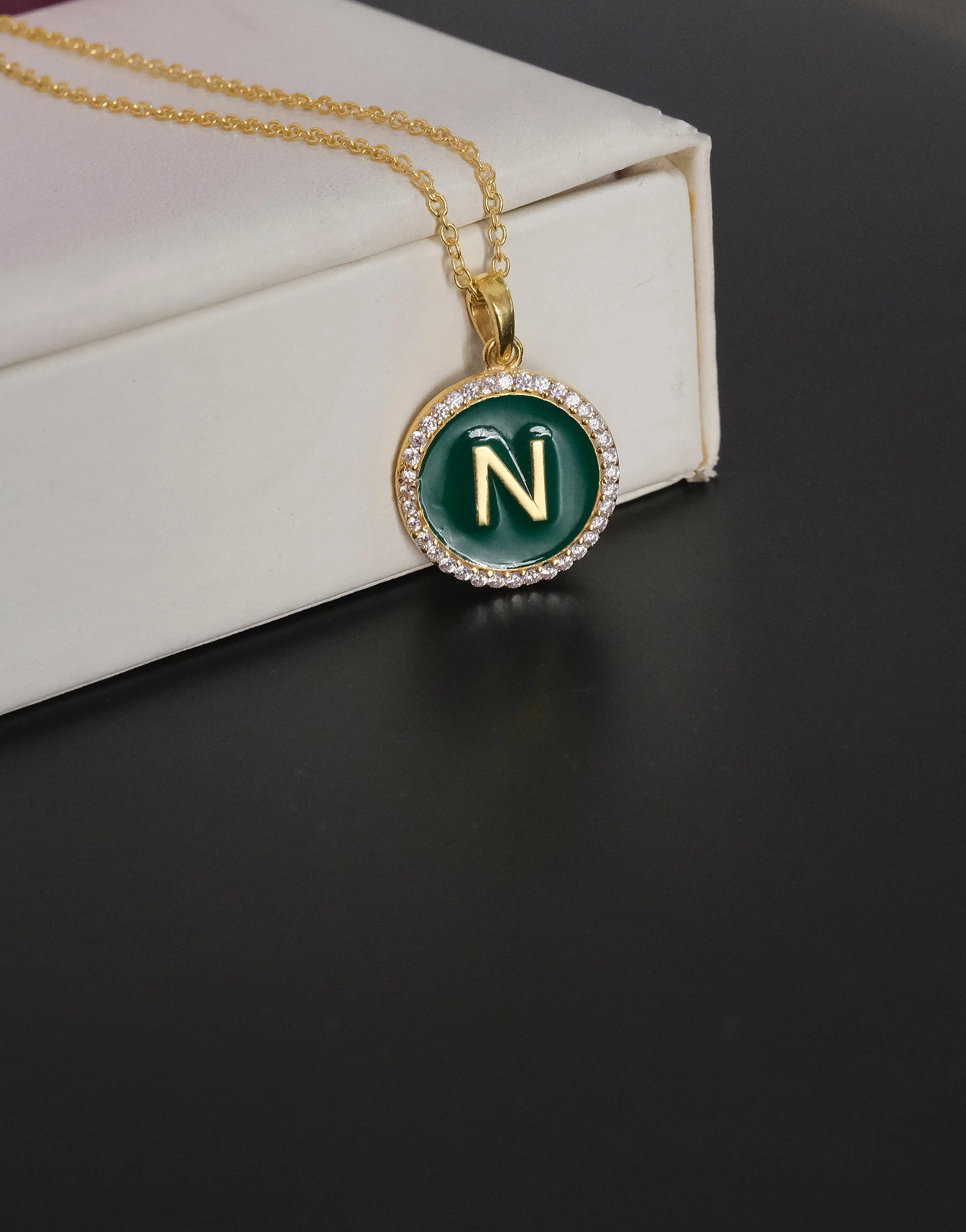Enamel Initial Coin - Image 5
