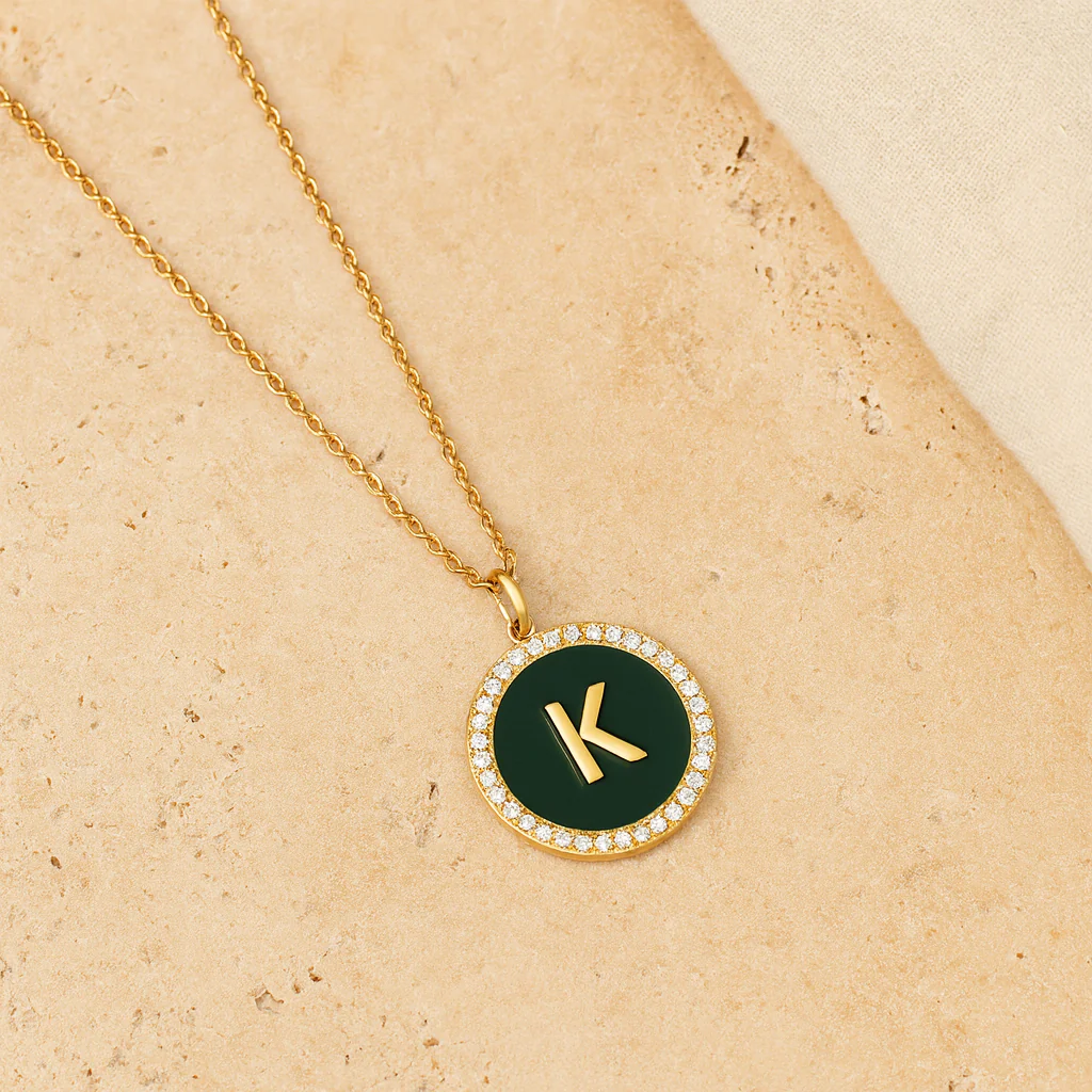 Enamel Initial Coin - Image 7
