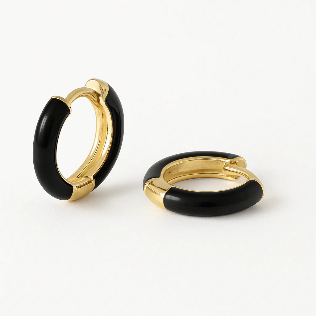 Enamel Small Hoops - Image 11