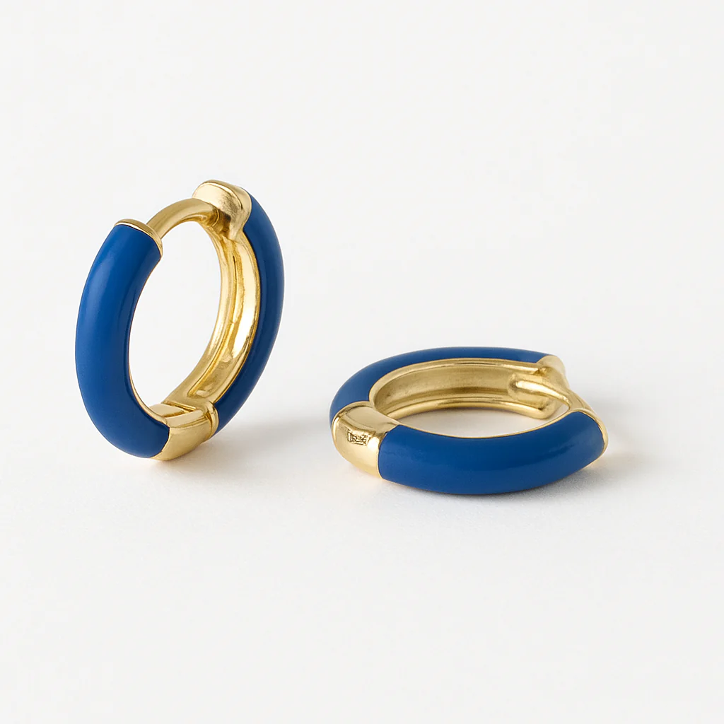 Enamel Small Hoops - Image 13