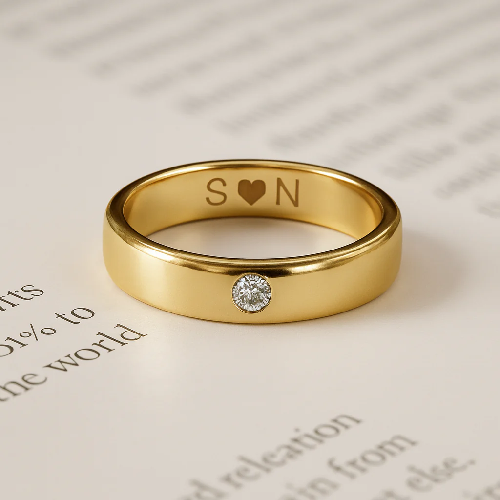Engrave Diamond Ring - Image 5