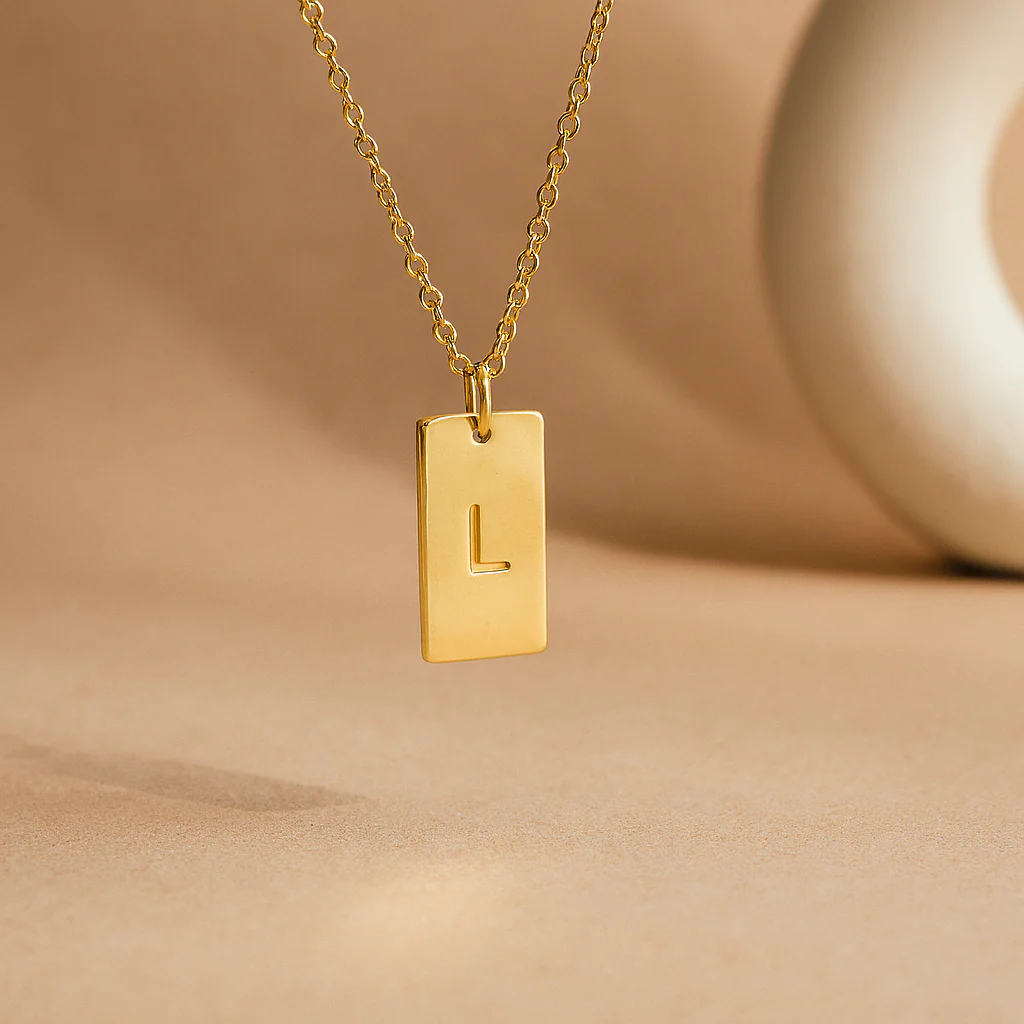 Engraved Bar Necklace - Image 5