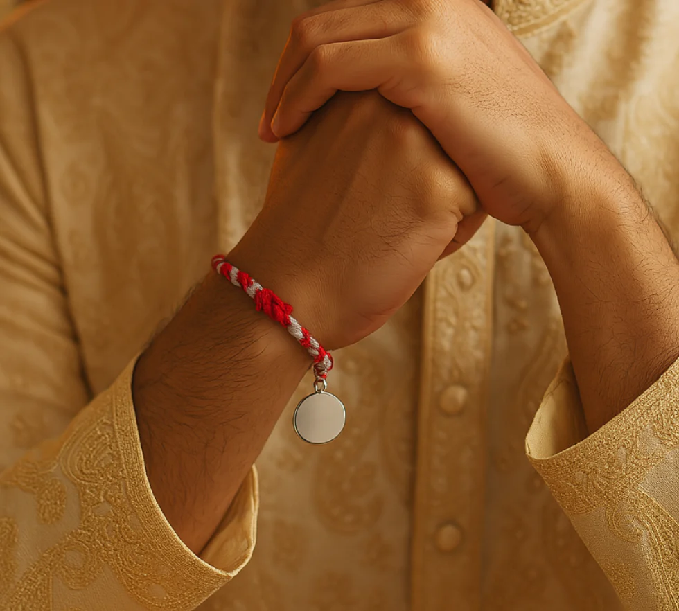 Engraved Coin Rakhi - Image 2