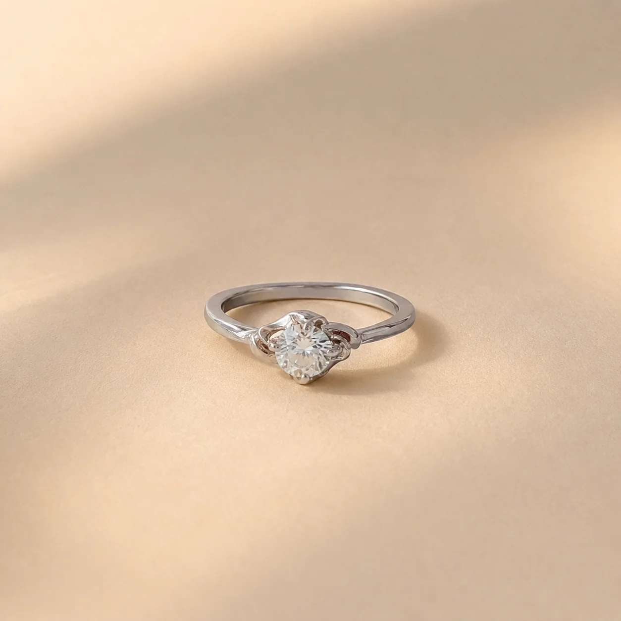 Eternal Knot Solitaire Ring