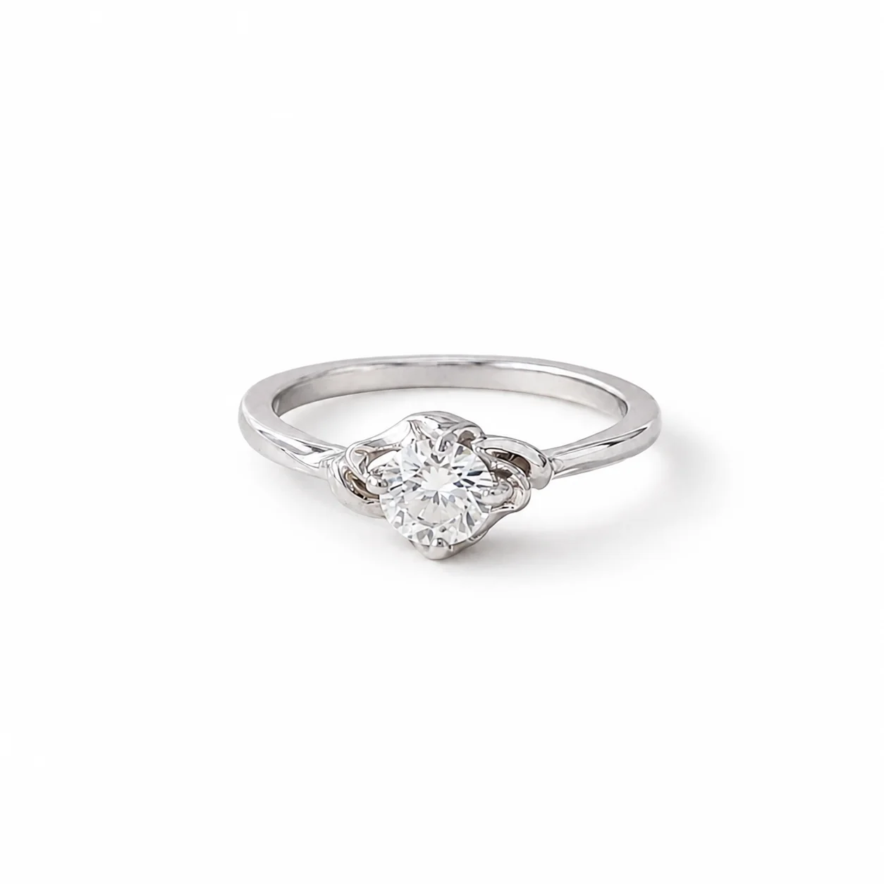 Eternal Knot Solitaire Ring - Image 2