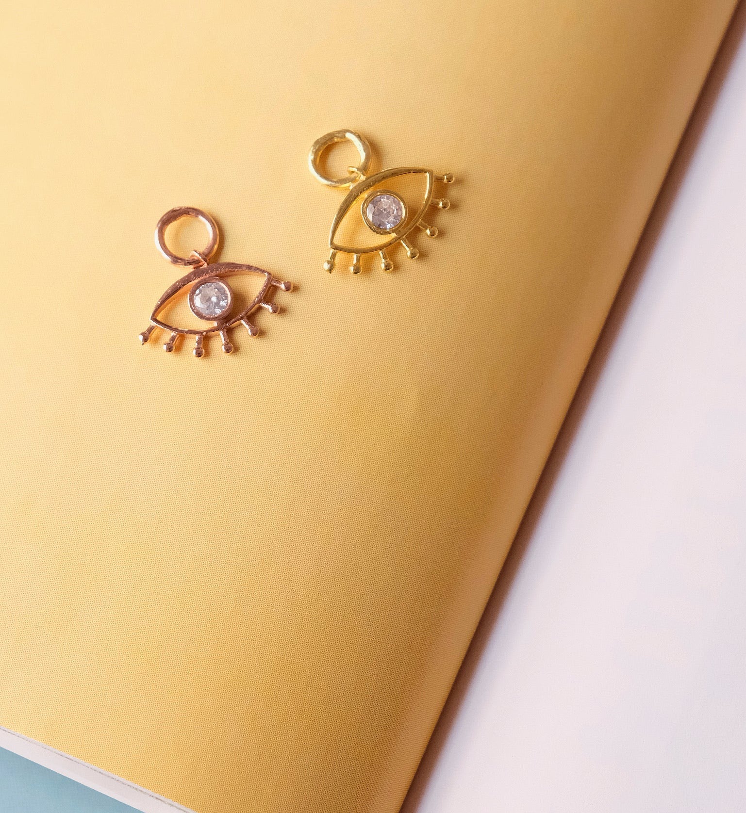 Evil Eye Diamond Charm - Image 3