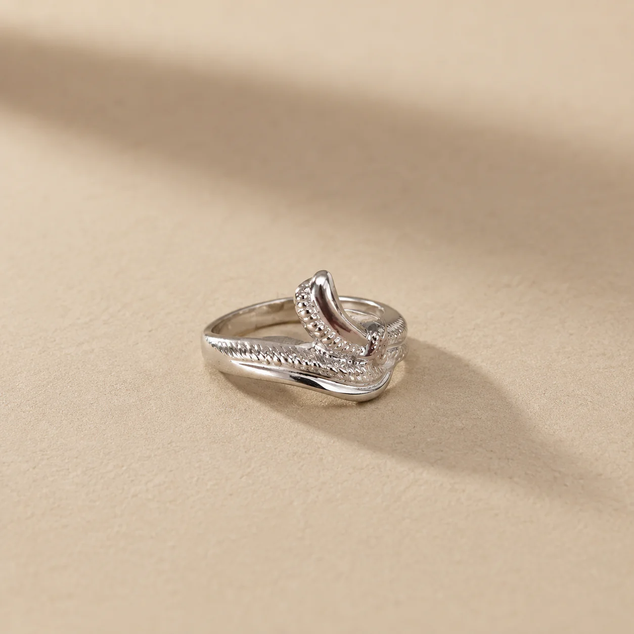 Feather Wrap Statement Ring - Image 2