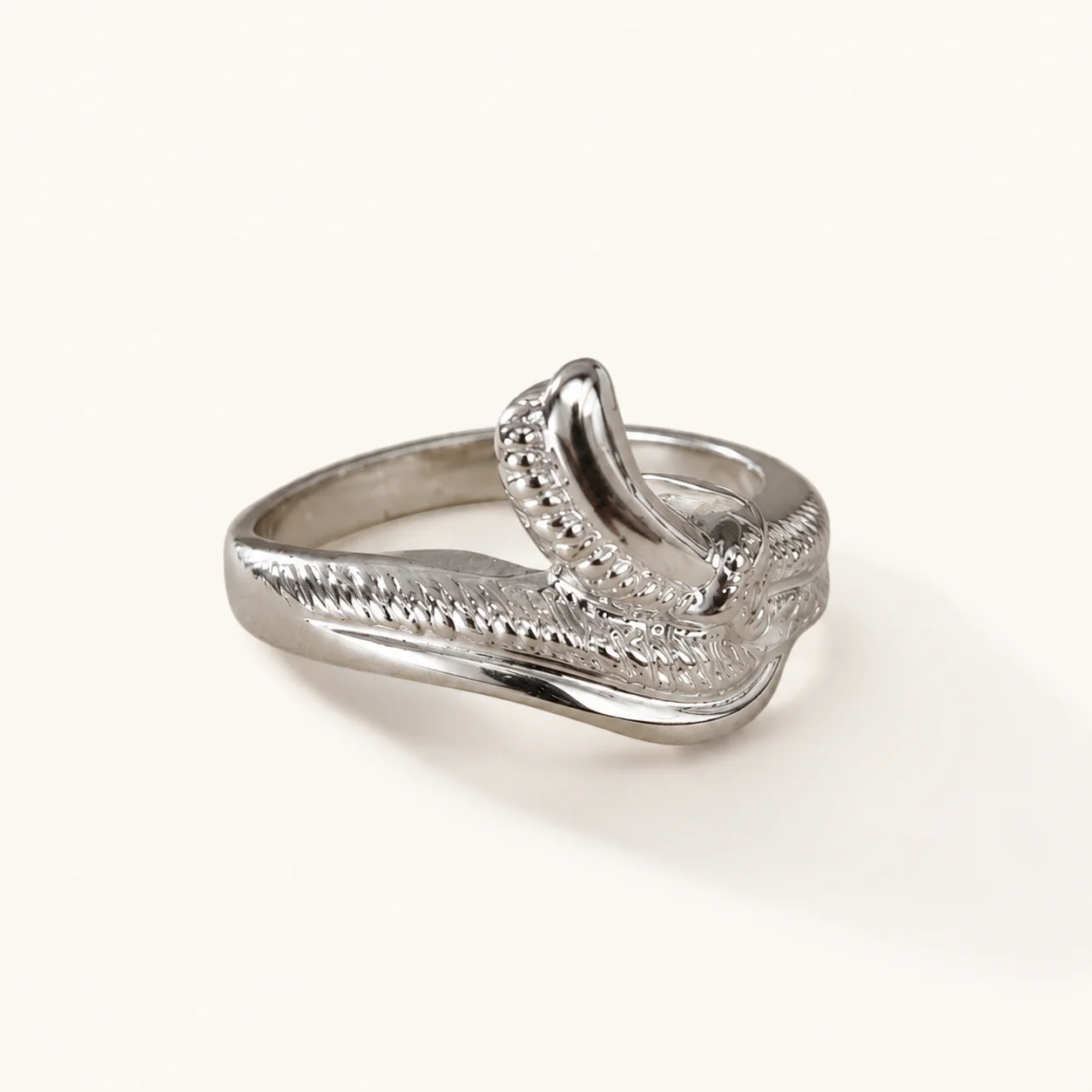 Feather Wrap Statement Ring - Image 3