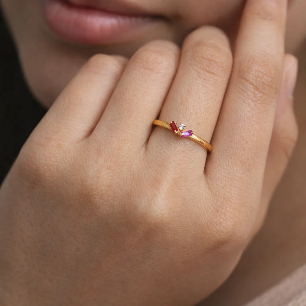 Floral Cascade Ring