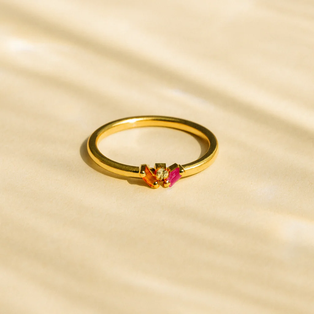 Floral Cascade Ring - Image 3