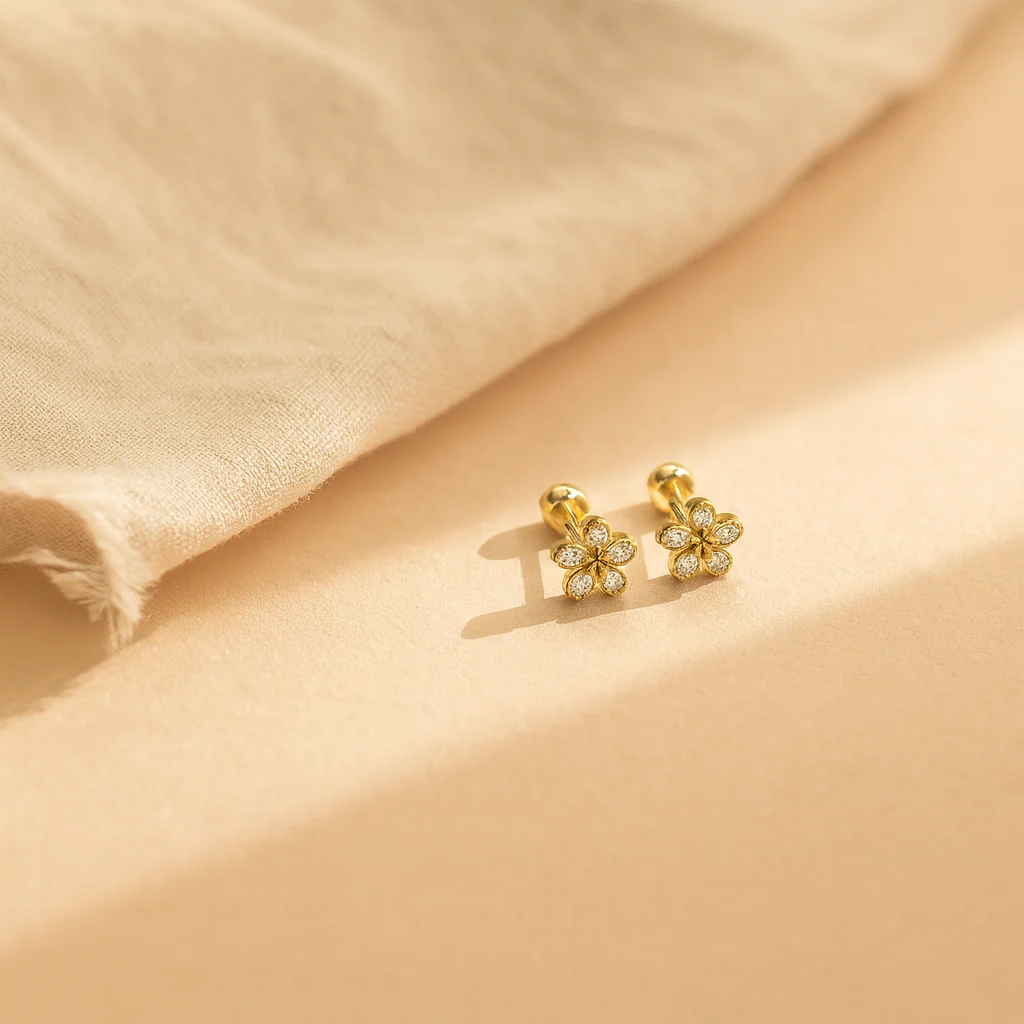 Flower Studs - Image 5