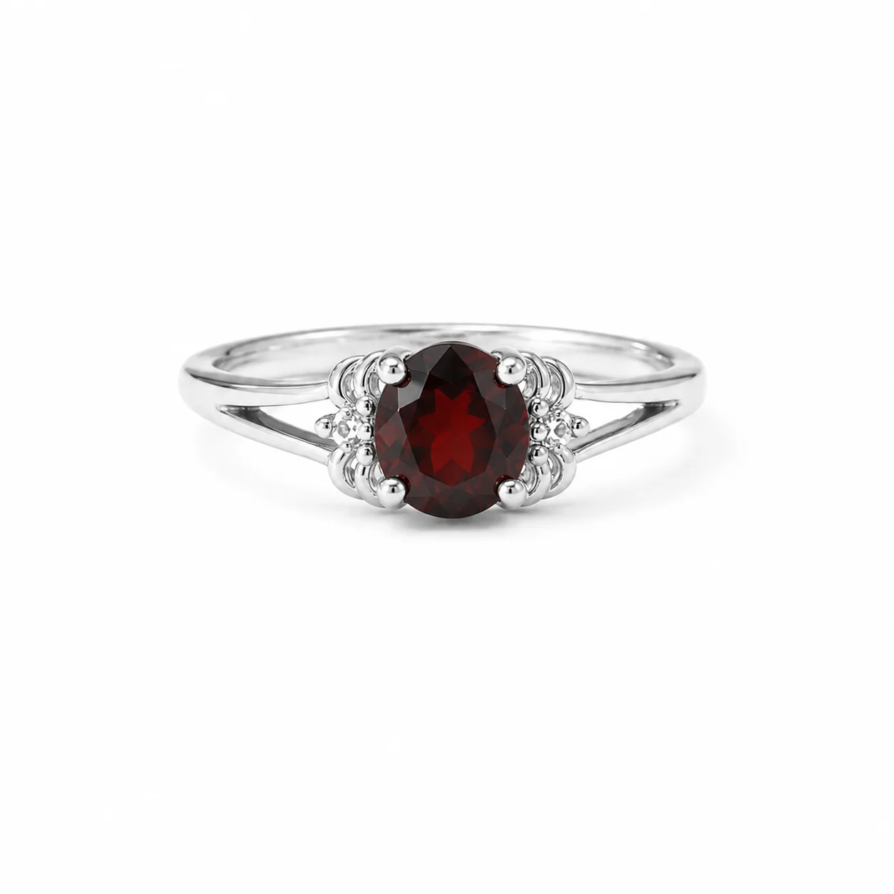 Scarlet Grace Garnet Ring - Image 2