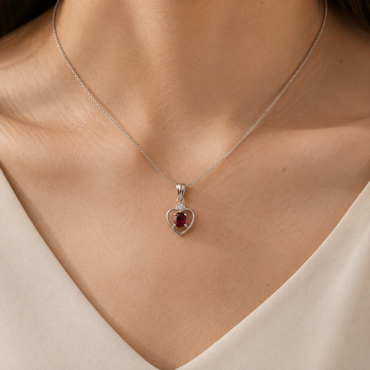 Garnet Drop Charm - Image 4