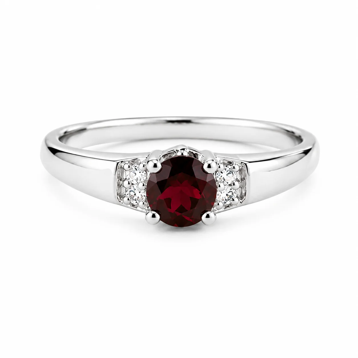 Garnet Grace Ring - Image 3