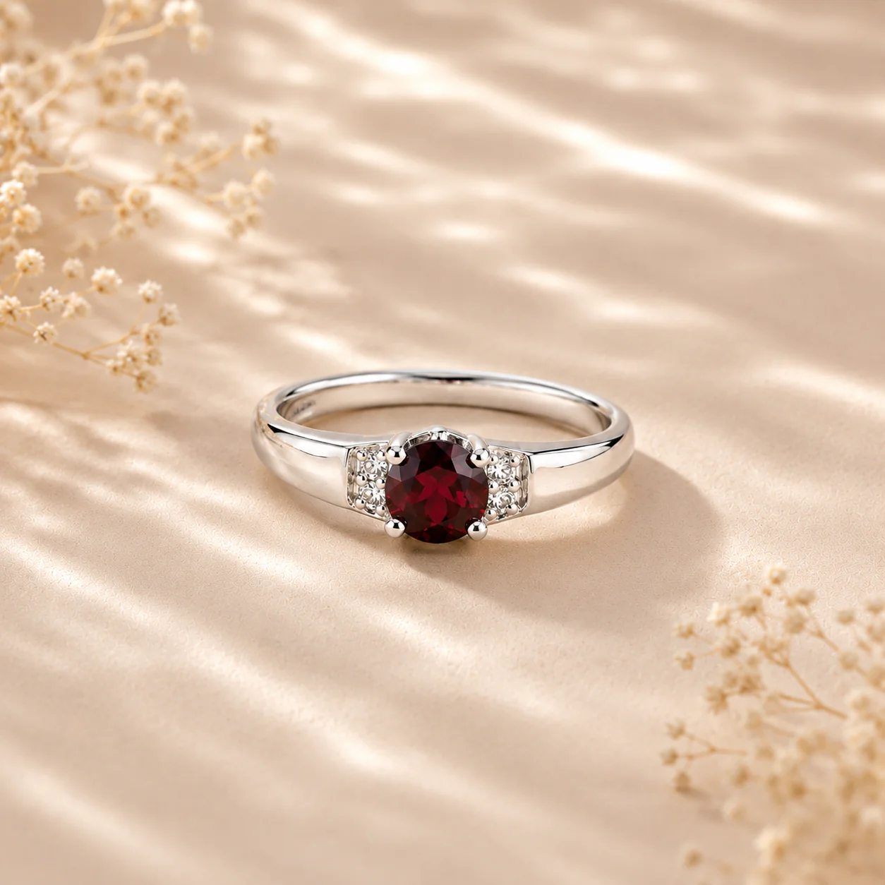Garnet Grace Ring - Image 4