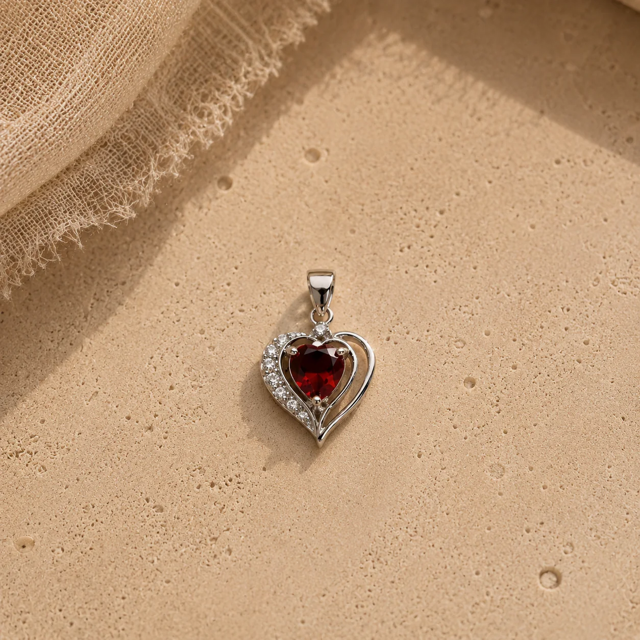 Garnet Pear Cluster Charm - Image 4