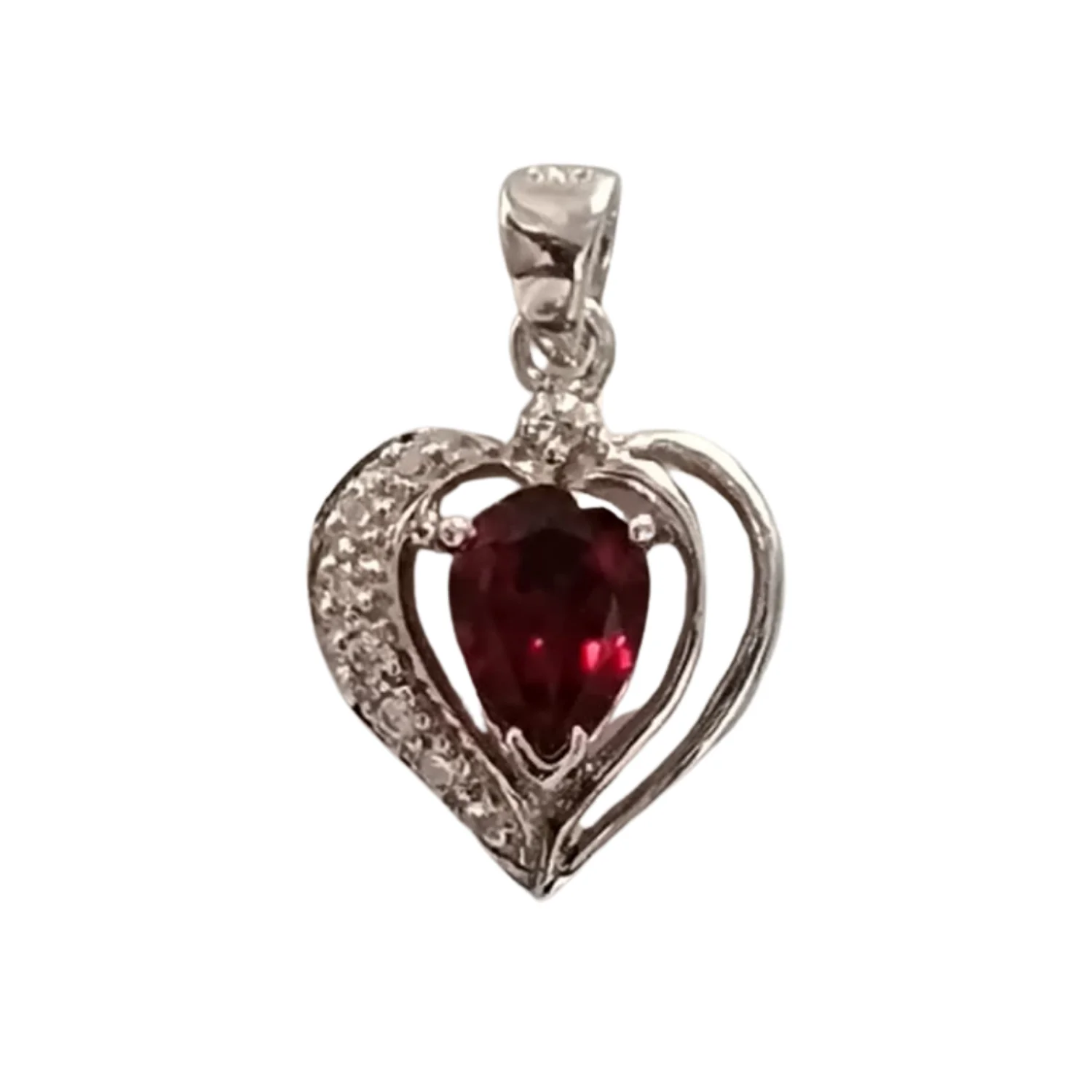 Garnet Pear Cluster Charm - Image 5