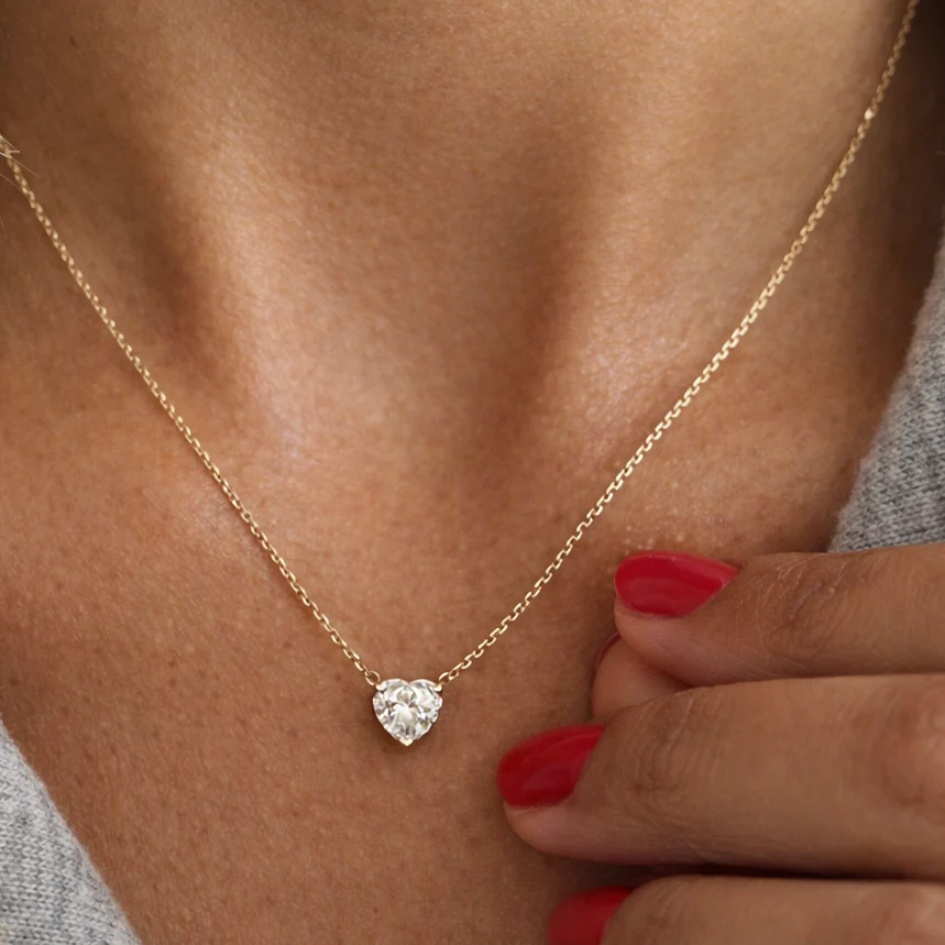 Heart Diamond Necklace