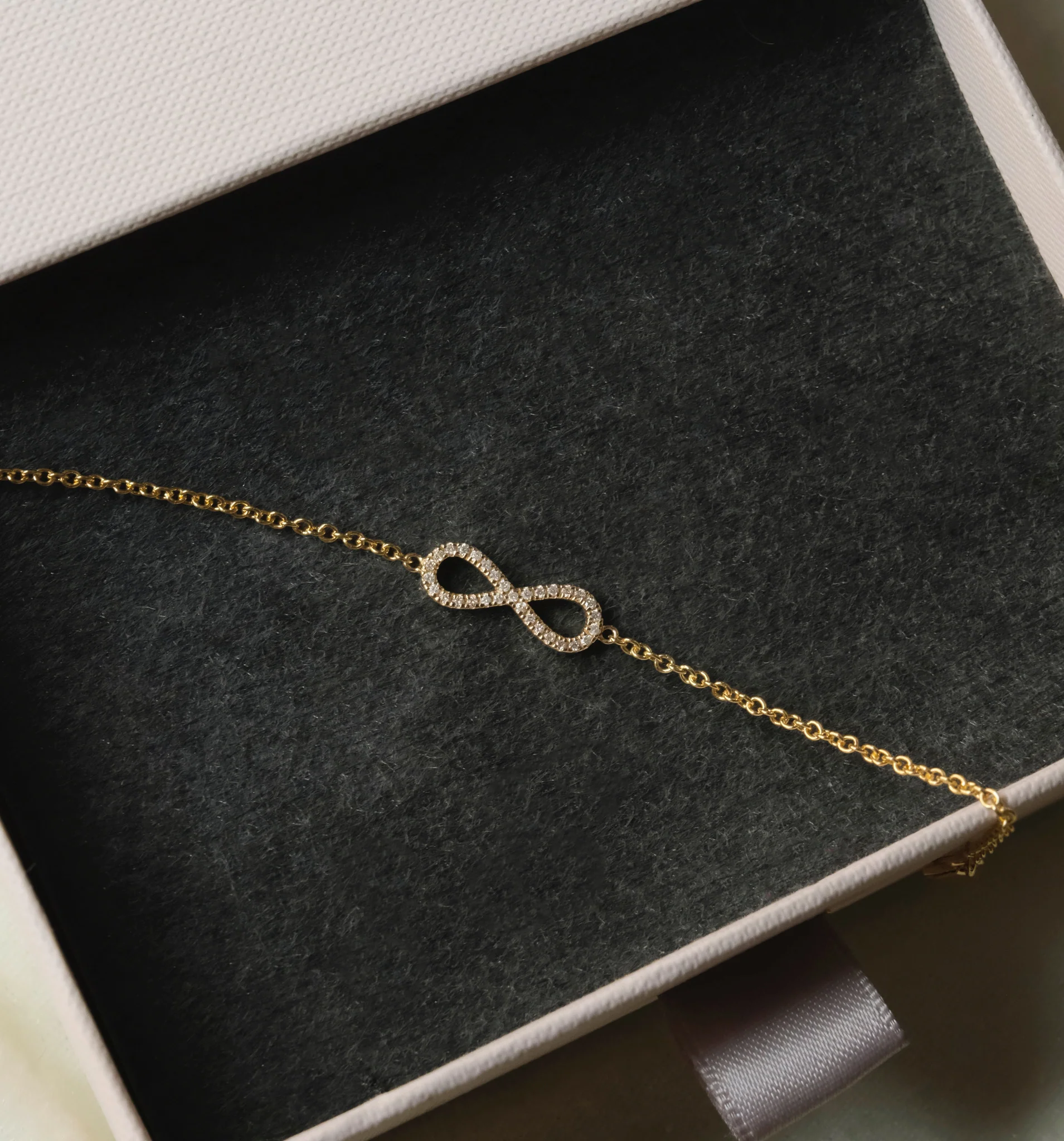 Infinity Diamond Bracelet - Image 5