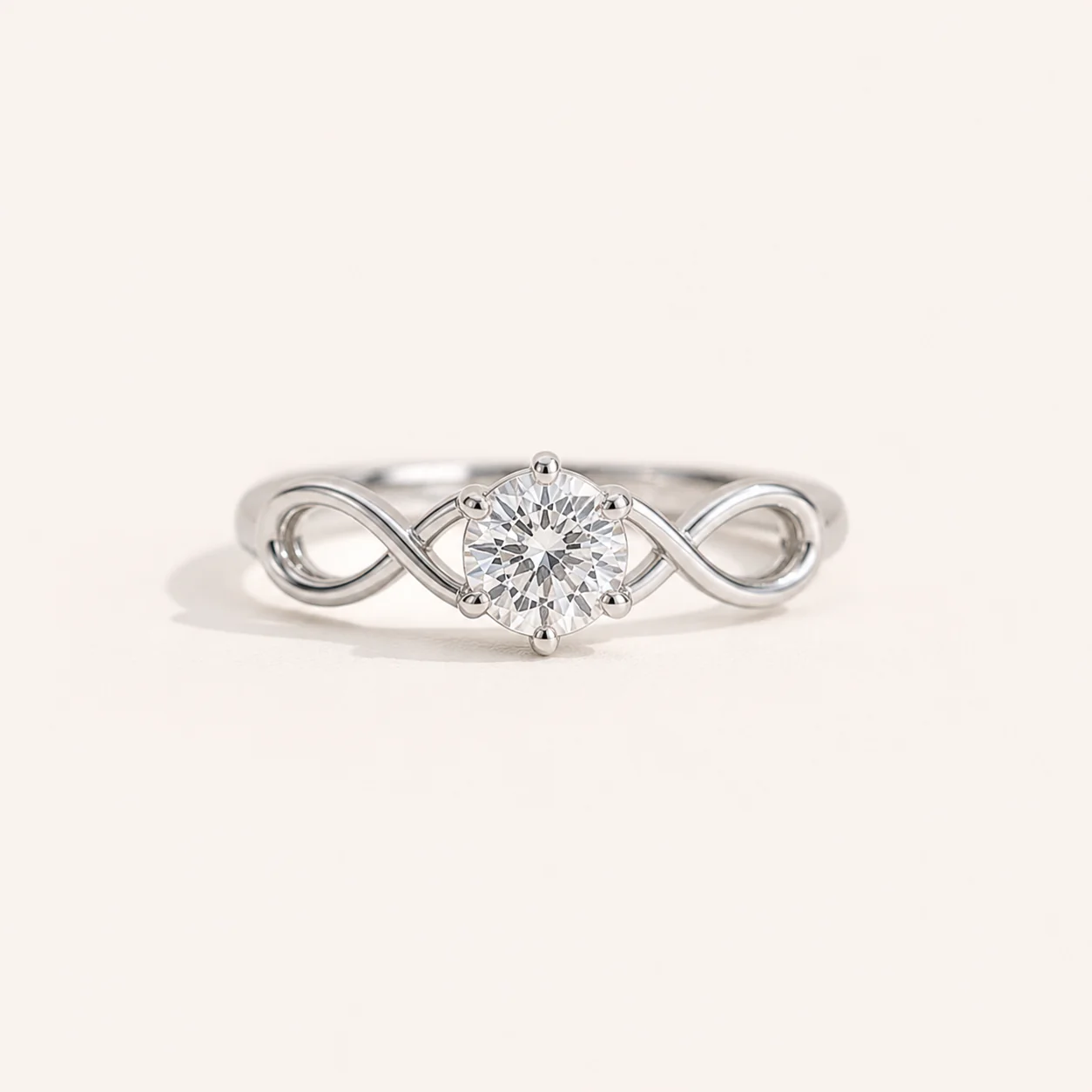 Infinity Grace Solitaire Ring - Image 3