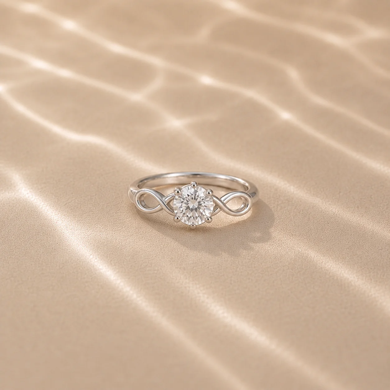 Infinity Grace Solitaire Ring - Image 4