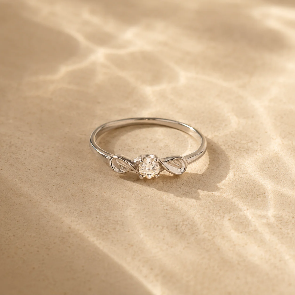Infinity Spark Solitaire Ring - Image 2