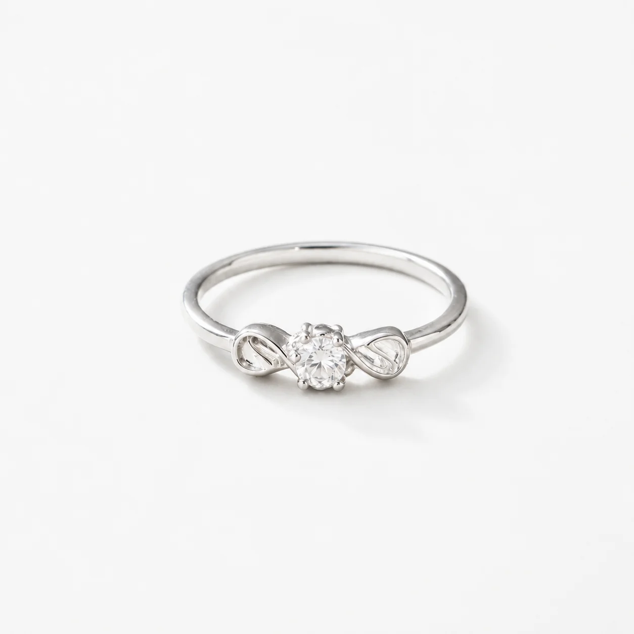 Infinity Spark Solitaire Ring - Image 3
