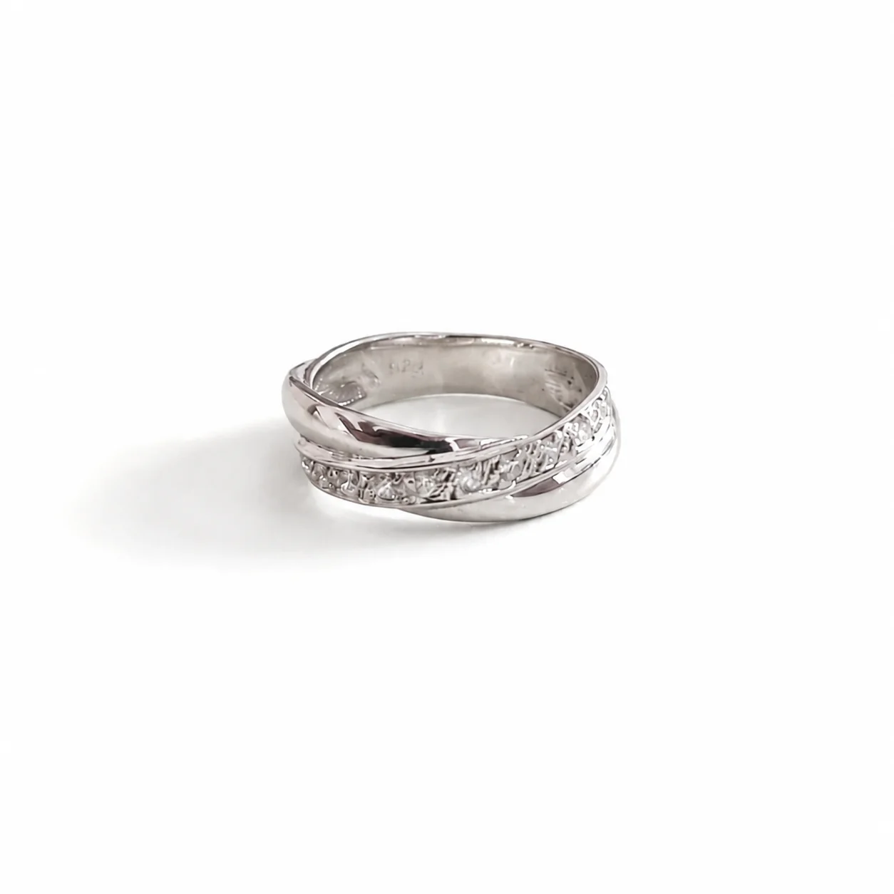Infinity Twist CZ Ring - Image 3