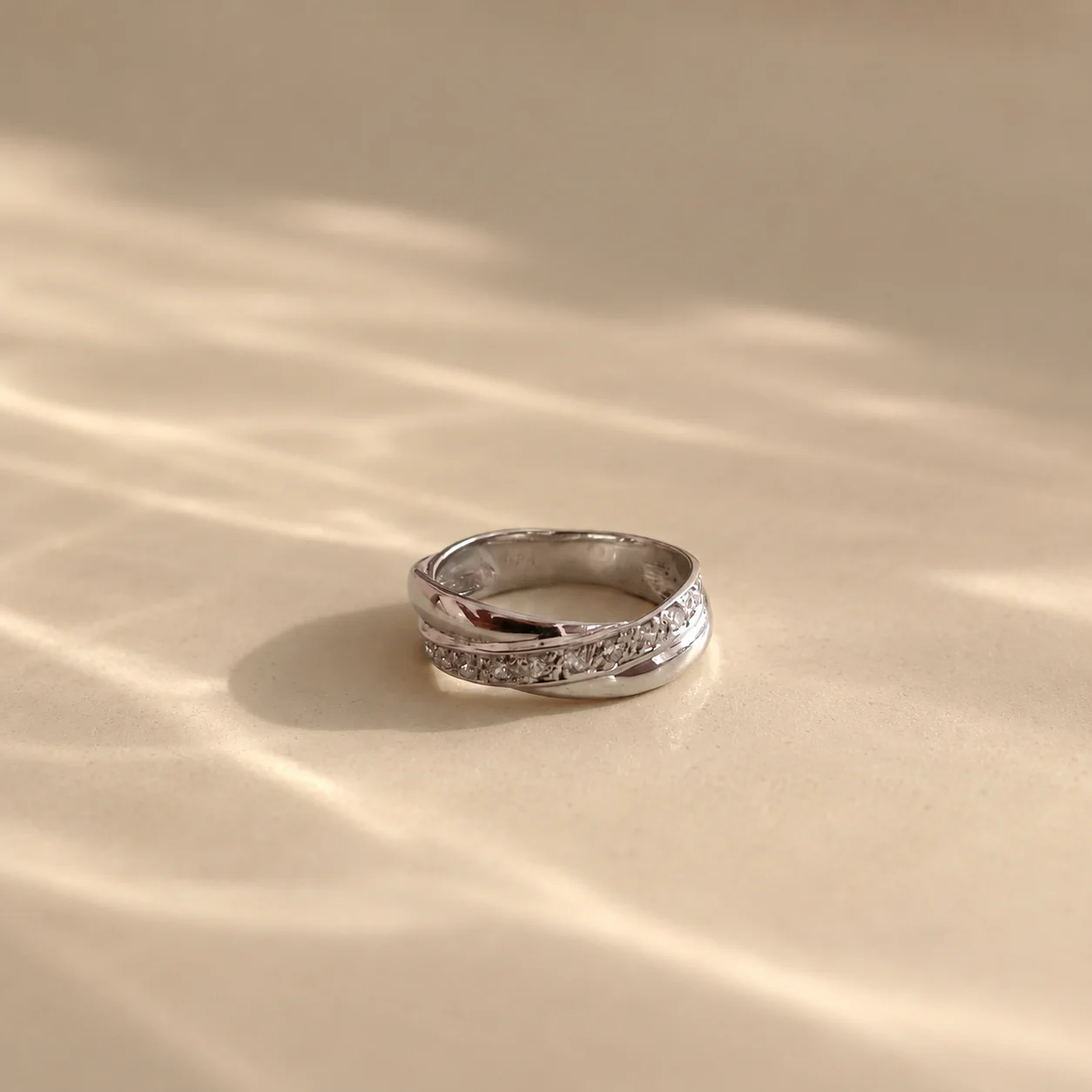 Infinity Twist CZ Ring - Image 4