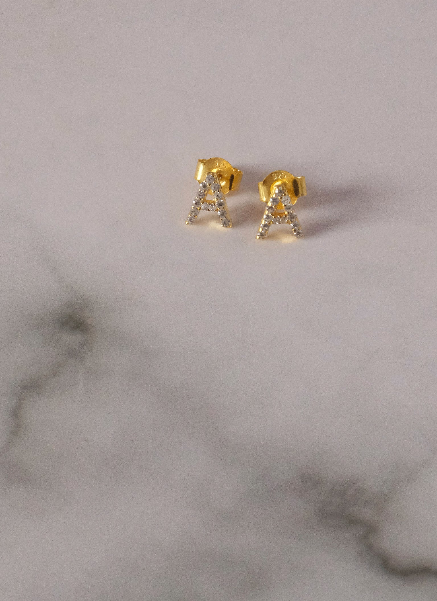 Initial Diamond Stud - Image 4